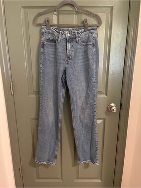 Old Navy Straight-Leg Jeans - Light Wash Blue